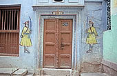 Varanasi - the old city is a cramped crowded labyrinth